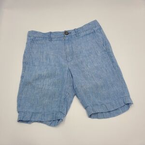 Crewcuts boys' blue linen shorts size 10